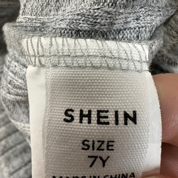 Shein Bundle of 3 Pants Girl SZ 7Y Flared Knitted Pull On Elastic Waistband Soft - Picture 11 of 11